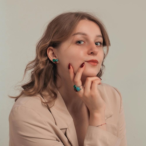 Серьги Possebon Azul, Q.Verde, Vermelho, A0292.20.17.6 S фото 6